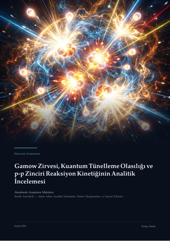 Gamow Zirvesi, Kuantum Tünelleme Olasılığı ve p-p Zinciri Reaksiyon Kinetiğinin Analitik İncelemesi