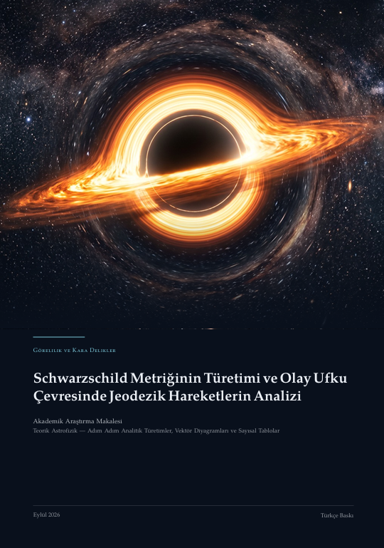 Schwarzschild Metriğinin Türetimi ve Olay Ufku Çevresinde Jeodezik Hareketlerin Analizi