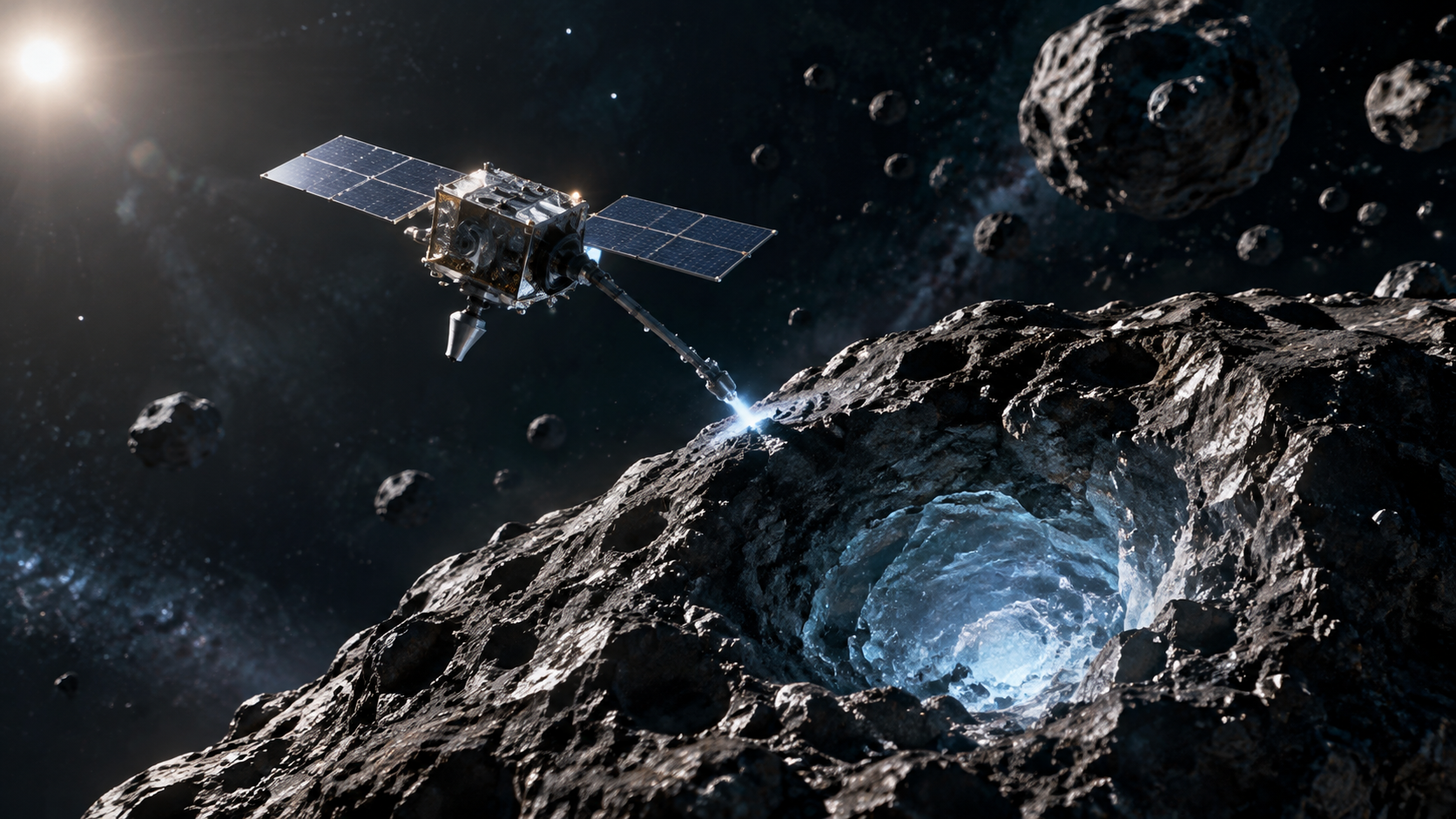 Investigation of Water and Metal-Bearing Resources in Asteroids