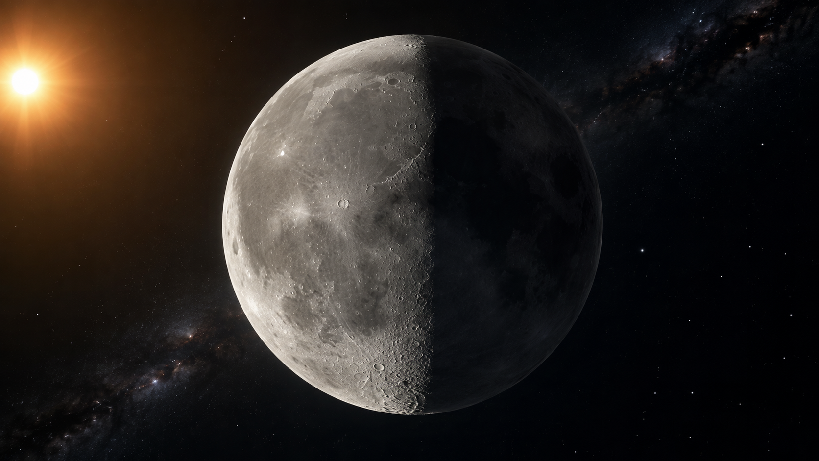 The Effect of Tidal Locking on the Moon's Rotation