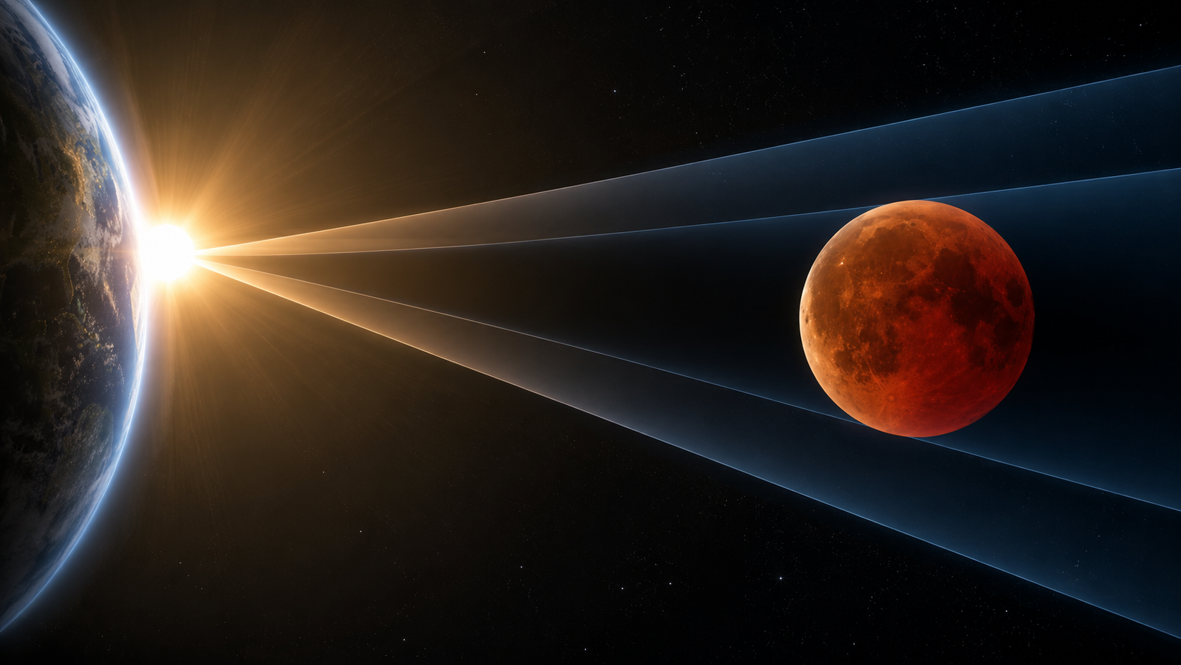 The Reason the Moon Appears Red During a Total Lunar Eclipse
