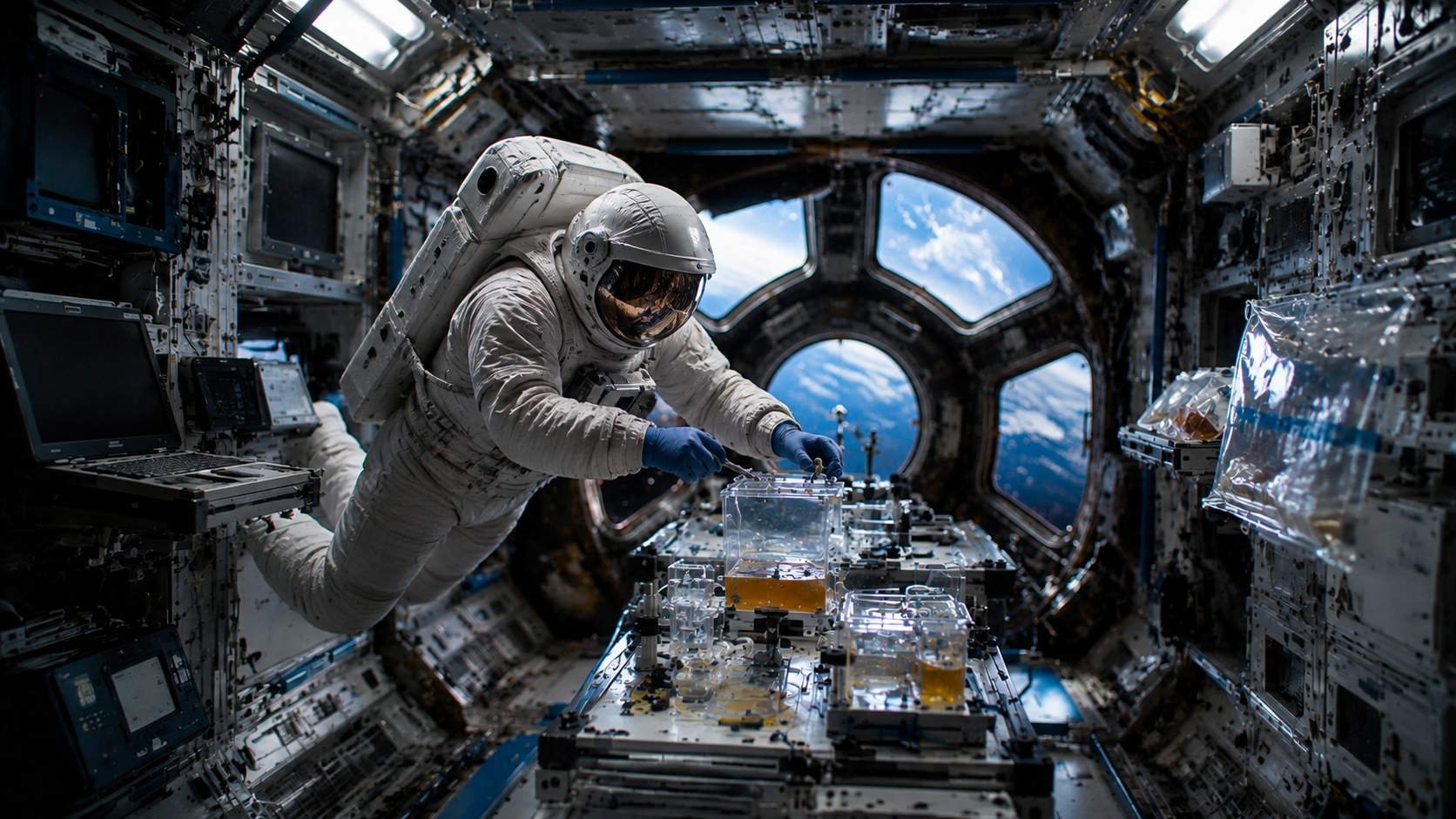 Scientific Experiments Conducted in Microgravity on the International Space Station