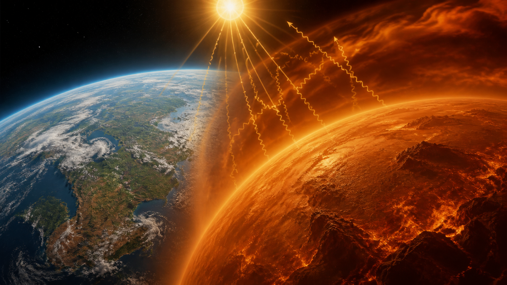 Venus, Earth's Twin, Turns into a Hellscape Due to the Greenhouse Effect