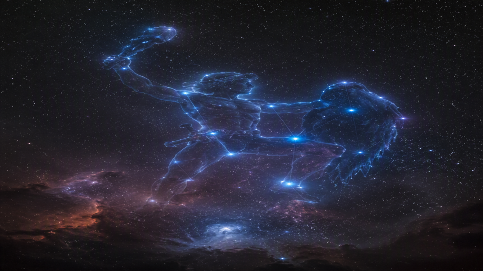 The Famous Hunter of the Winter Sky: Orion and the Stars Around It