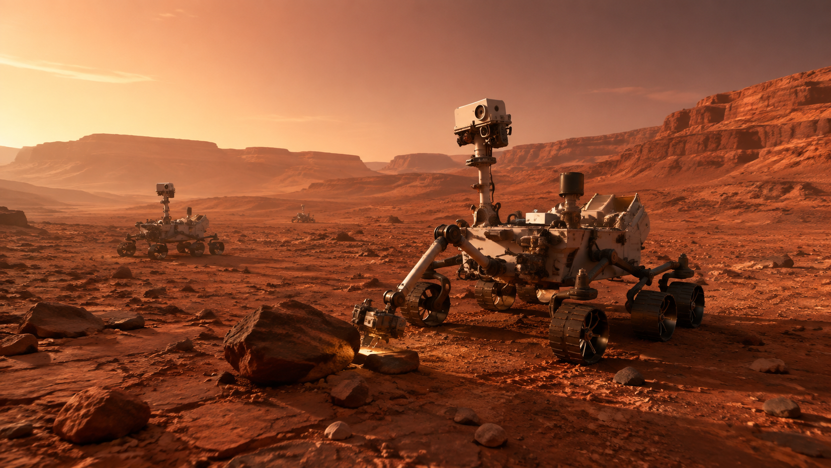 Findings of Robotic Rovers Exploring Every Inch of the Martian Surface