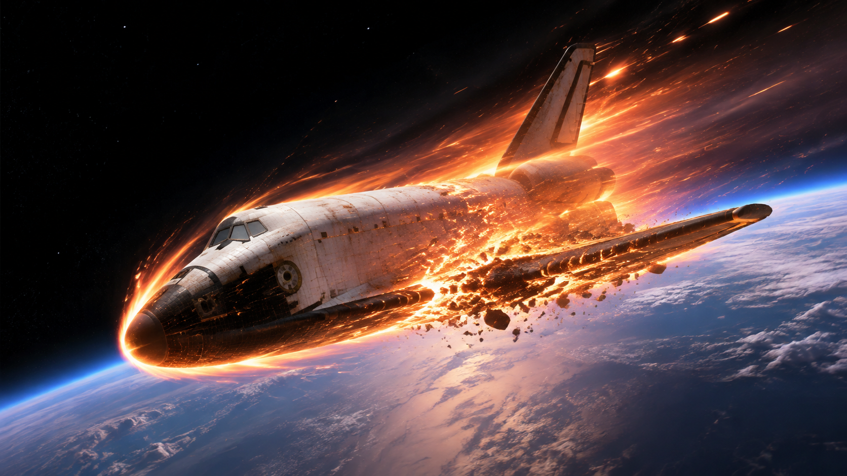 The Heat Shield Disaster During Columbia Space Shuttle's Return to Earth