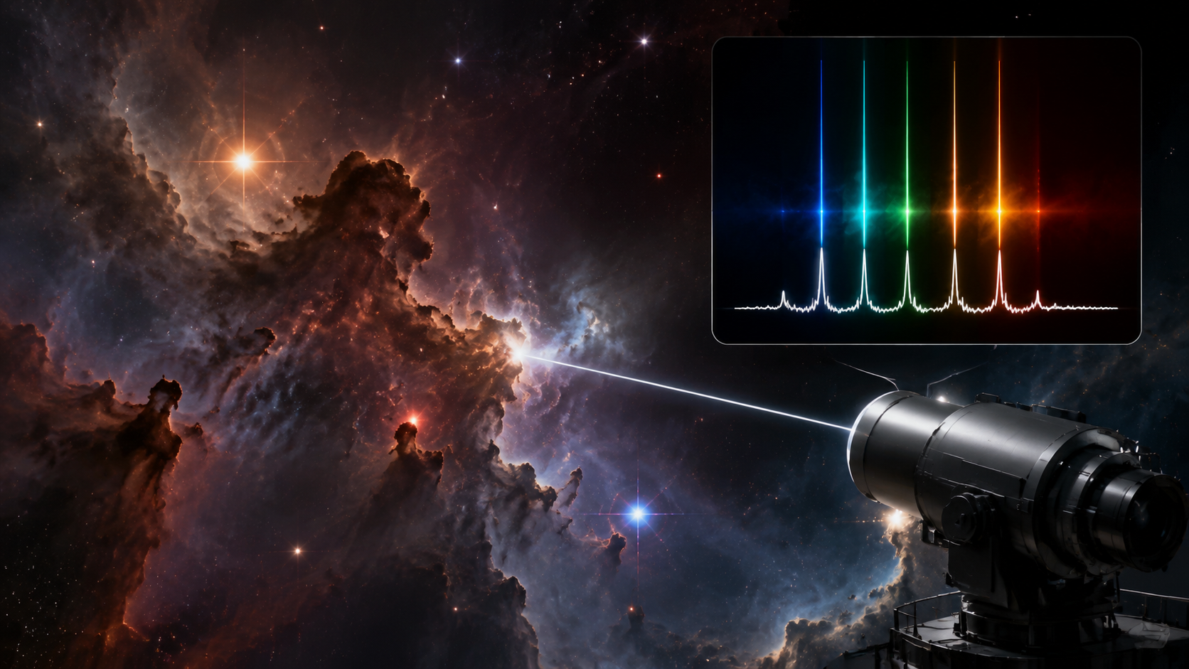 Measuring the Temperature of Gas Clouds in Space with Spectral Lines