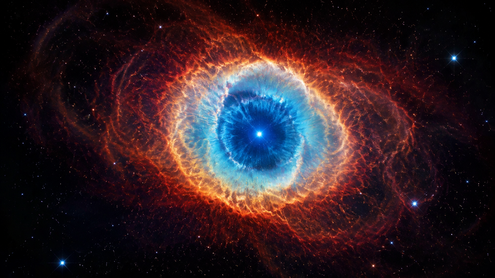 The Helix Nebula Showing the Final Journey of a Dying Star