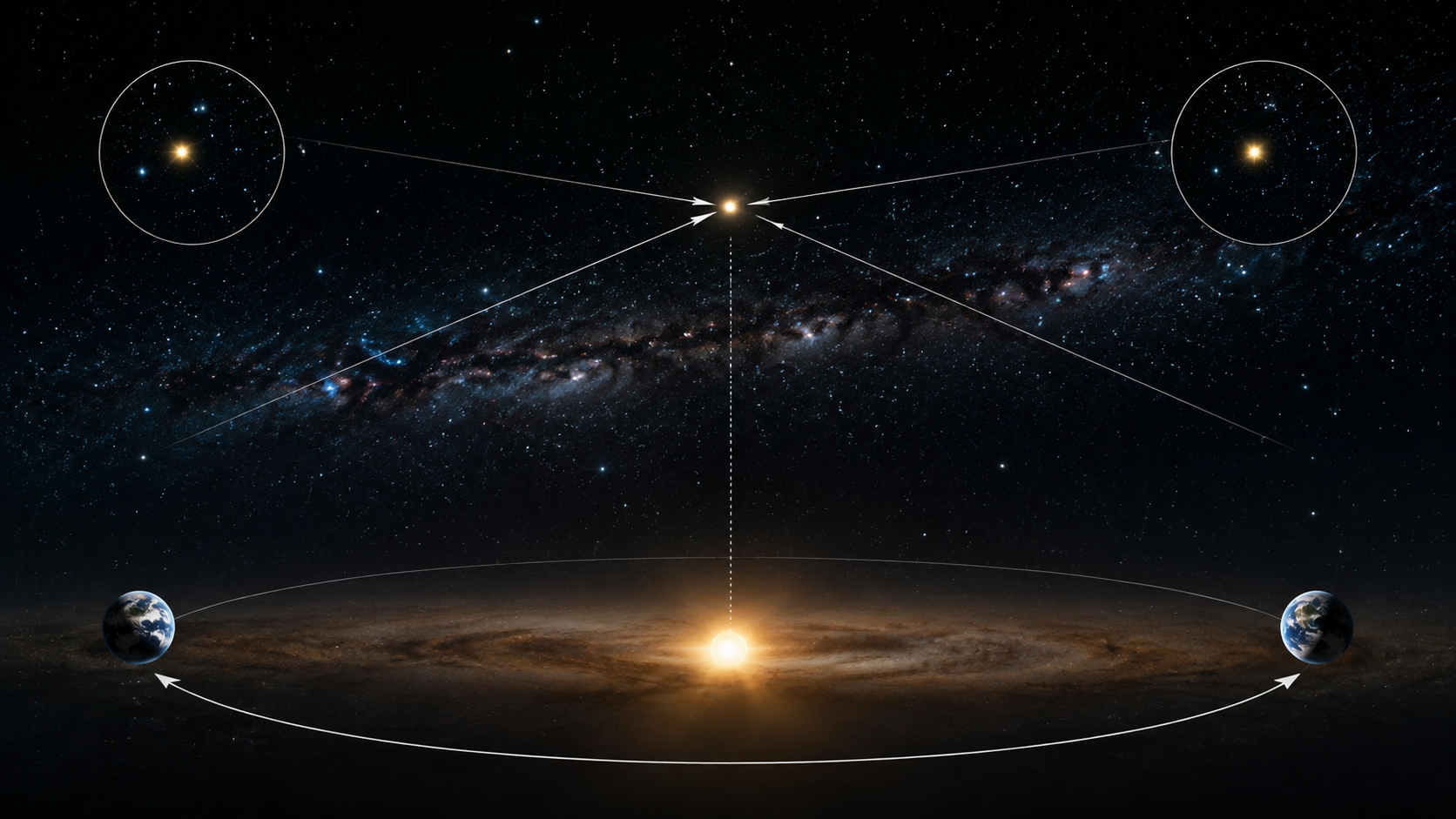 Measuring the Distance of Nearby Stars Using the Parallax Method